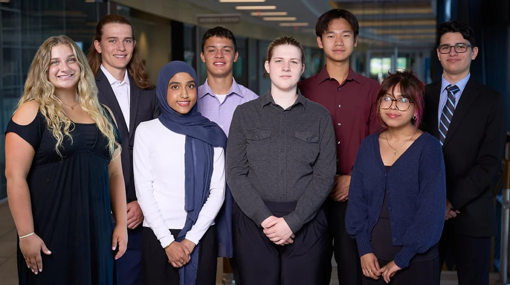 Leadership Academy students