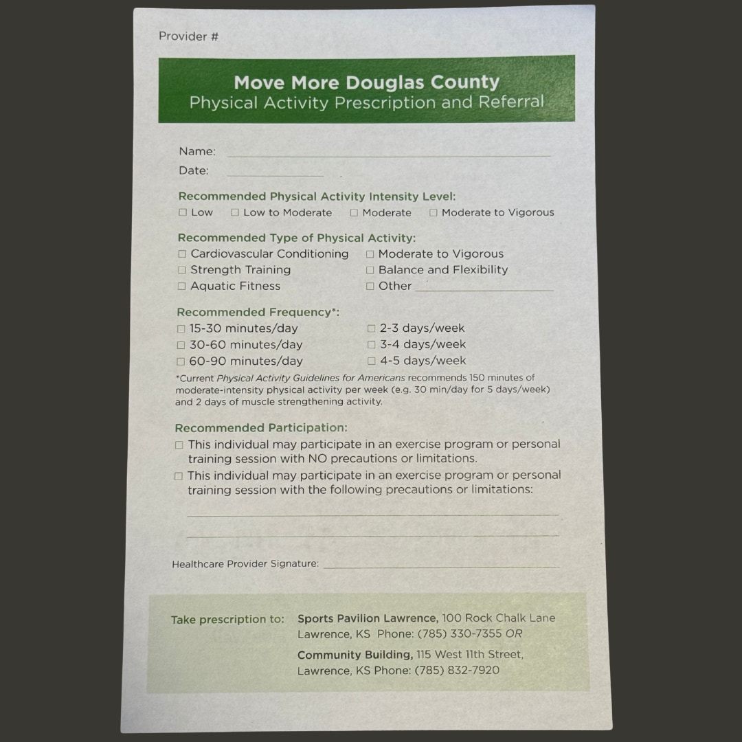 Activity prescription