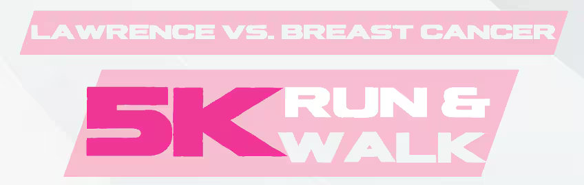 Lawrence vs. Breast Cancer Fun Run logo