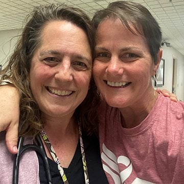 Dr. Sherri Soule and Megan Poindexter pose for a photo