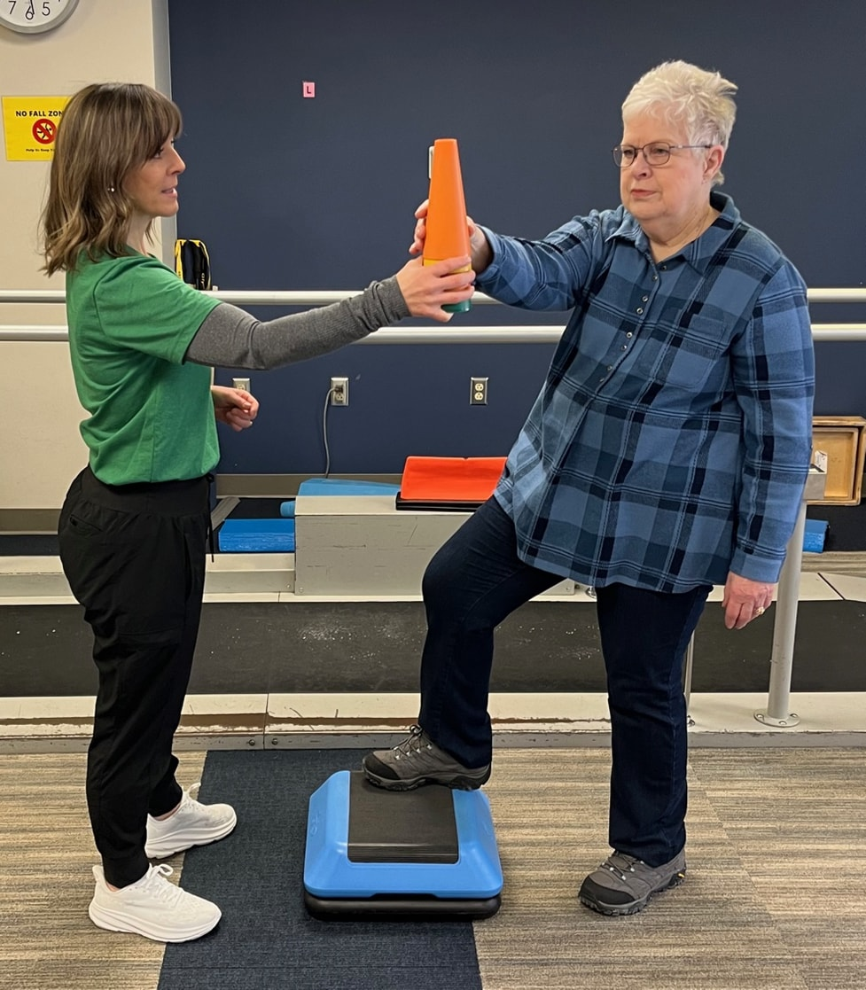 Stacia Bone works with Jeanine Morton