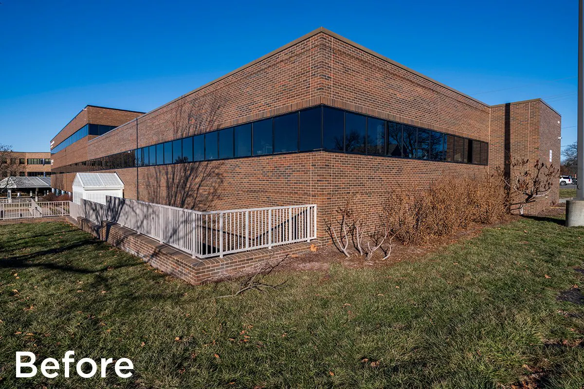 Cancer Center Exterior Before Renovation