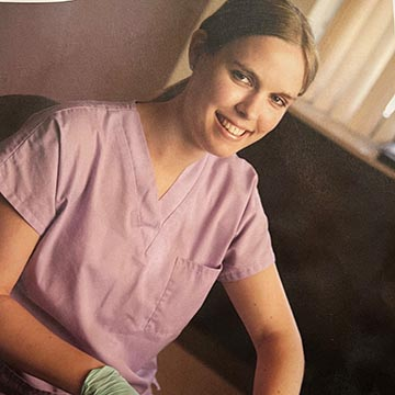 Lauren Perez as a Junior Volunteer